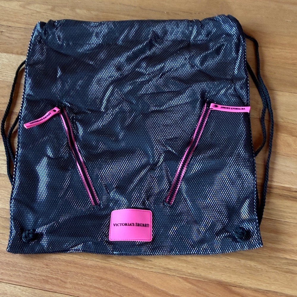 Victoria's Secret Black and Pink Bag